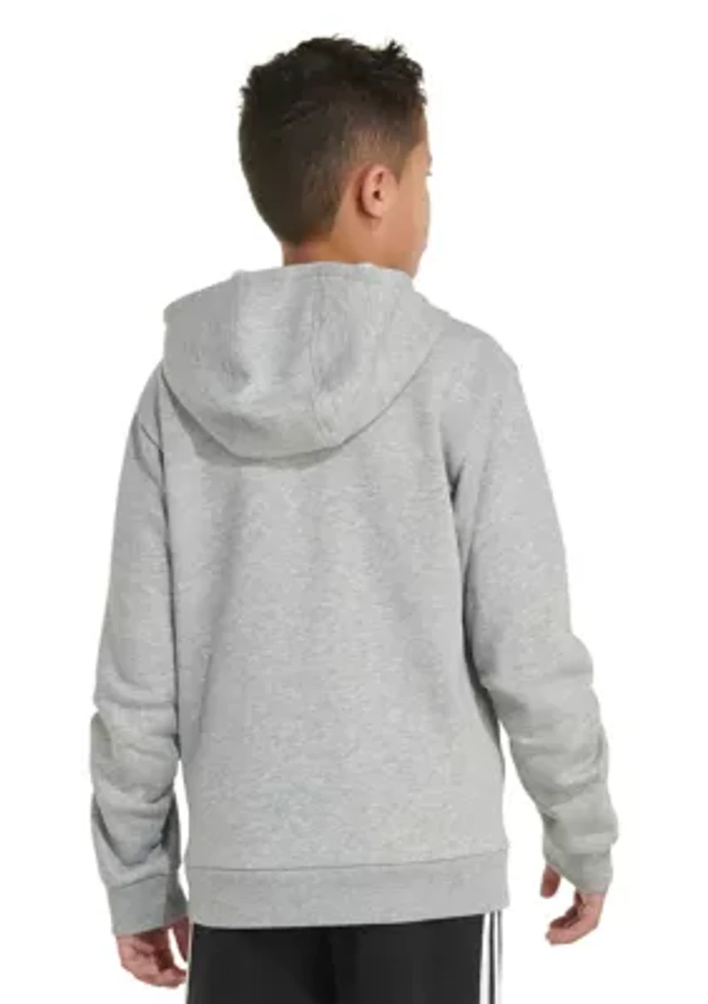 Boys 8-20 Long Sleeve Essential Small Logo Hooded Pullover