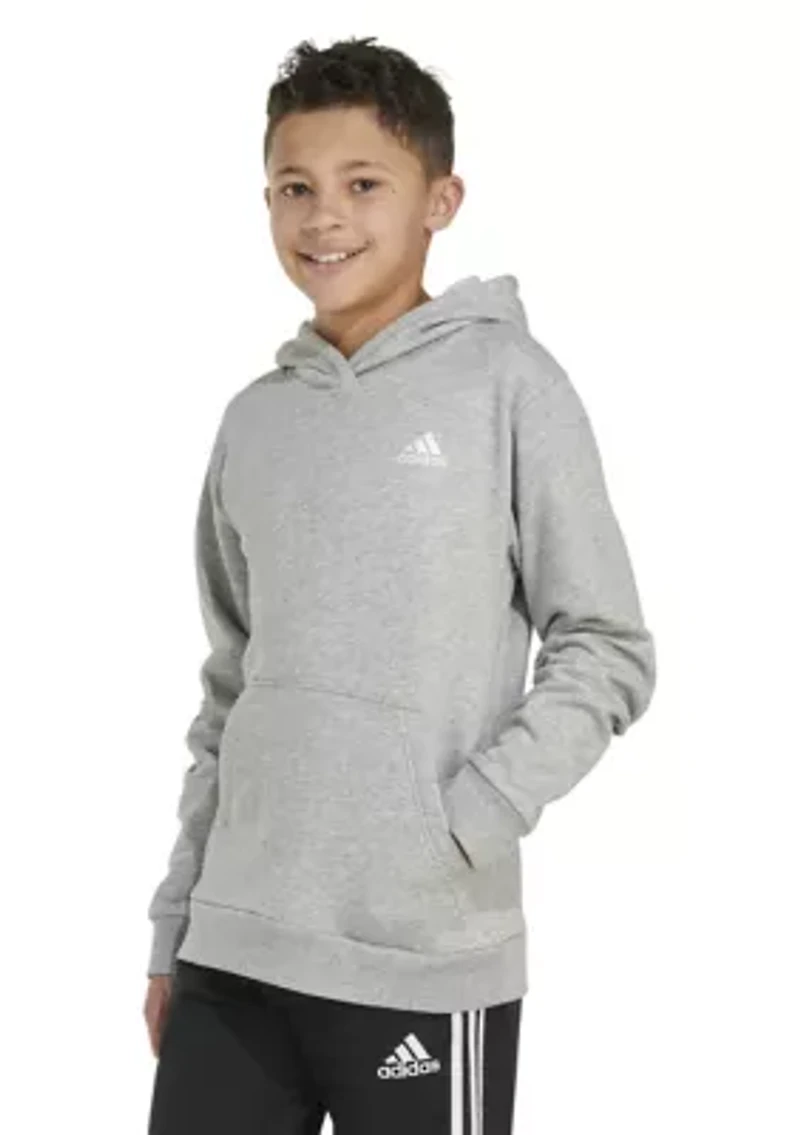 Boys 8-20 Long Sleeve Essential Small Logo Hooded Pullover