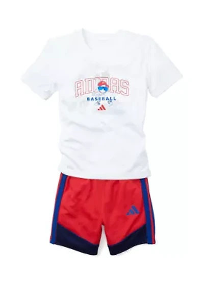 Boys 4-7 Graphic T-Shirt and Short Set