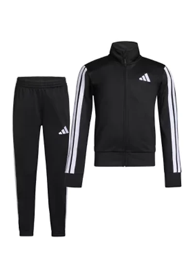 Boys 4-7 2-Piece Long Sleeve Essential 3-Stripe Track Set