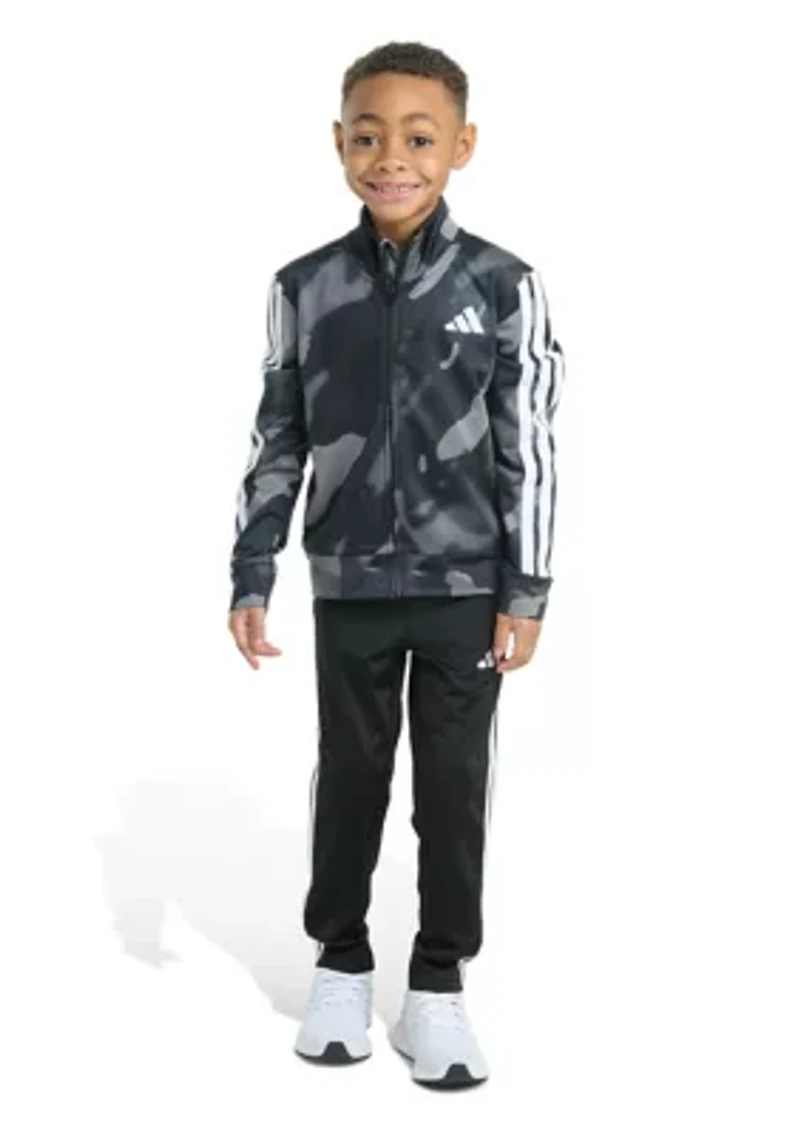Boys 8-20 Two Piece Printed Camo Jacket & Joggers Set