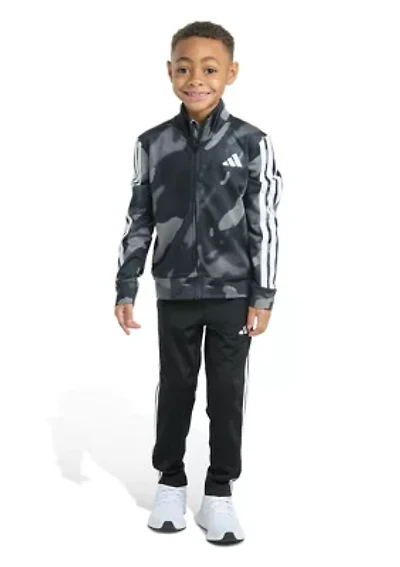 Boys 8-20 Two Piece Printed Camo Jacket & Joggers Set