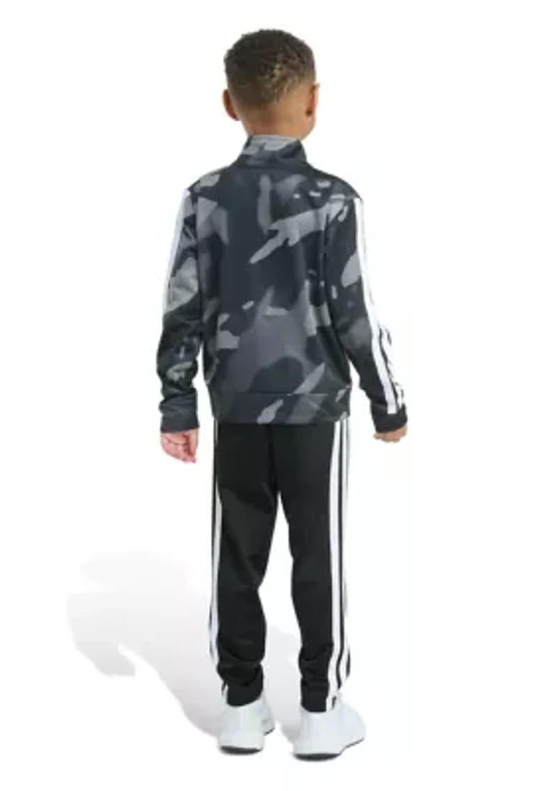 Boys 8-20 Two Piece Printed Camo Jacket & Joggers Set