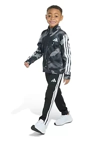 Boys 8-20 Two Piece Printed Camo Jacket & Joggers Set