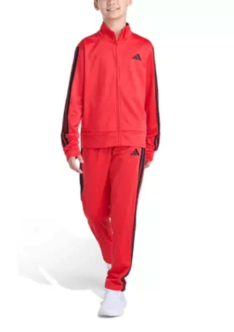 Boys 8-20 2-Piece Long Sleeve 3-Stripes Jacket and Pants Event Set