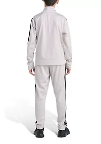 Boys 8-20 2-Piece Long Sleeve 3-Stripes Jacket and Pants Event Set