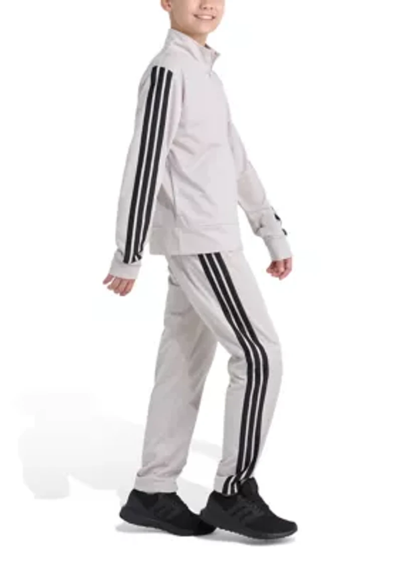 Boys 8-20 2-Piece Long Sleeve 3-Stripes Jacket and Pants Event Set