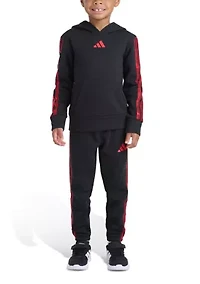 Boys 4-7 2-Piece Long Sleeve Pullover Hoodie and Joggers Set