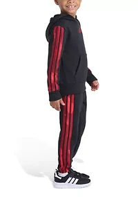 Boys 4-7 2-Piece Long Sleeve Pullover Hoodie and Joggers Set