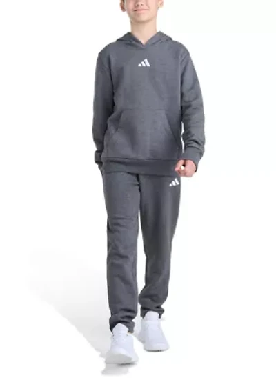 Boys 8-20 Essential Small Logo Heather Set