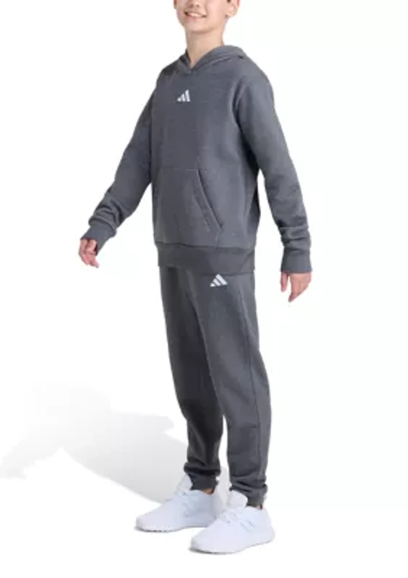 Boys 8-20 Essential Small Logo Heather Set