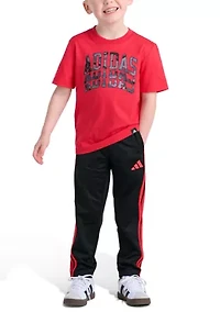 Boys 4-7 2-Piece Short Sleeve Graphic Shirt & Jogger Pant Set