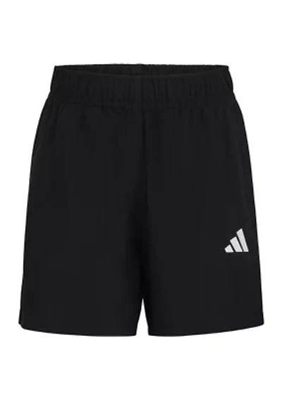 Boys 8-20 Elastic Waistband Essentials Small Logo Woven Shorts