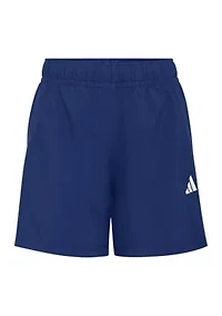 Boys 8-20 Elastic Waistband Essentials Small Logo Woven Shorts