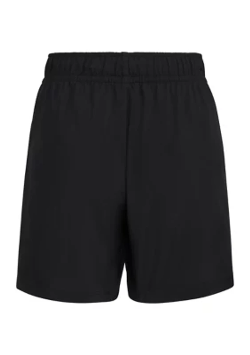 Boys 8-20 Elastic Waistband Essentials Small Logo Woven Shorts