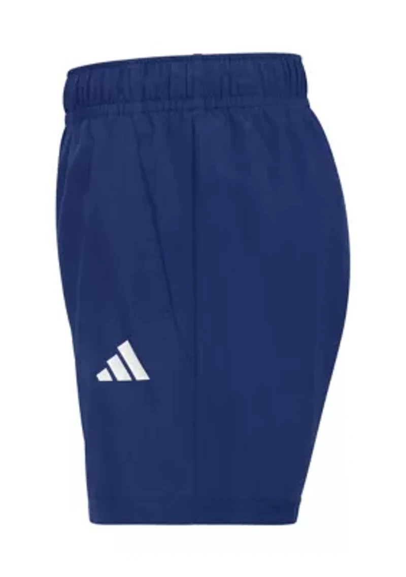 Boys 8-20 Elastic Waistband Essentials Small Logo Woven Shorts