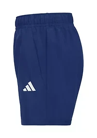 Boys 8-20 Elastic Waistband Essentials Small Logo Woven Shorts