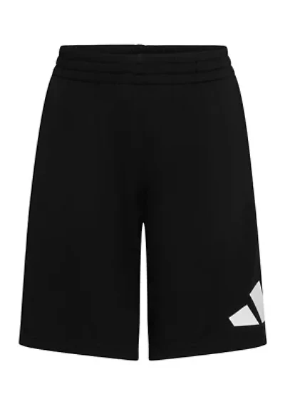 Boys 8-20 adidas Elastic Waistband Essentials Big Logo Shorts