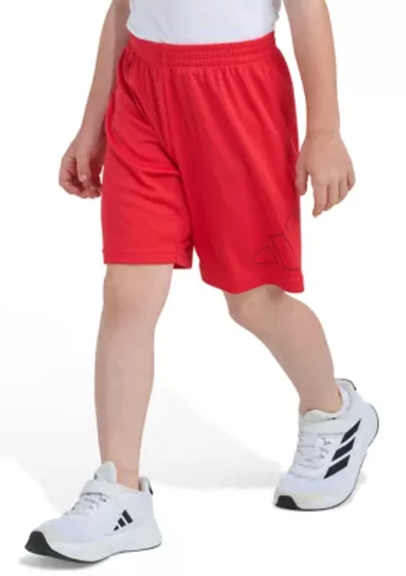 Boys 4-7 Elastic Waistband Essentials Big Logo Short