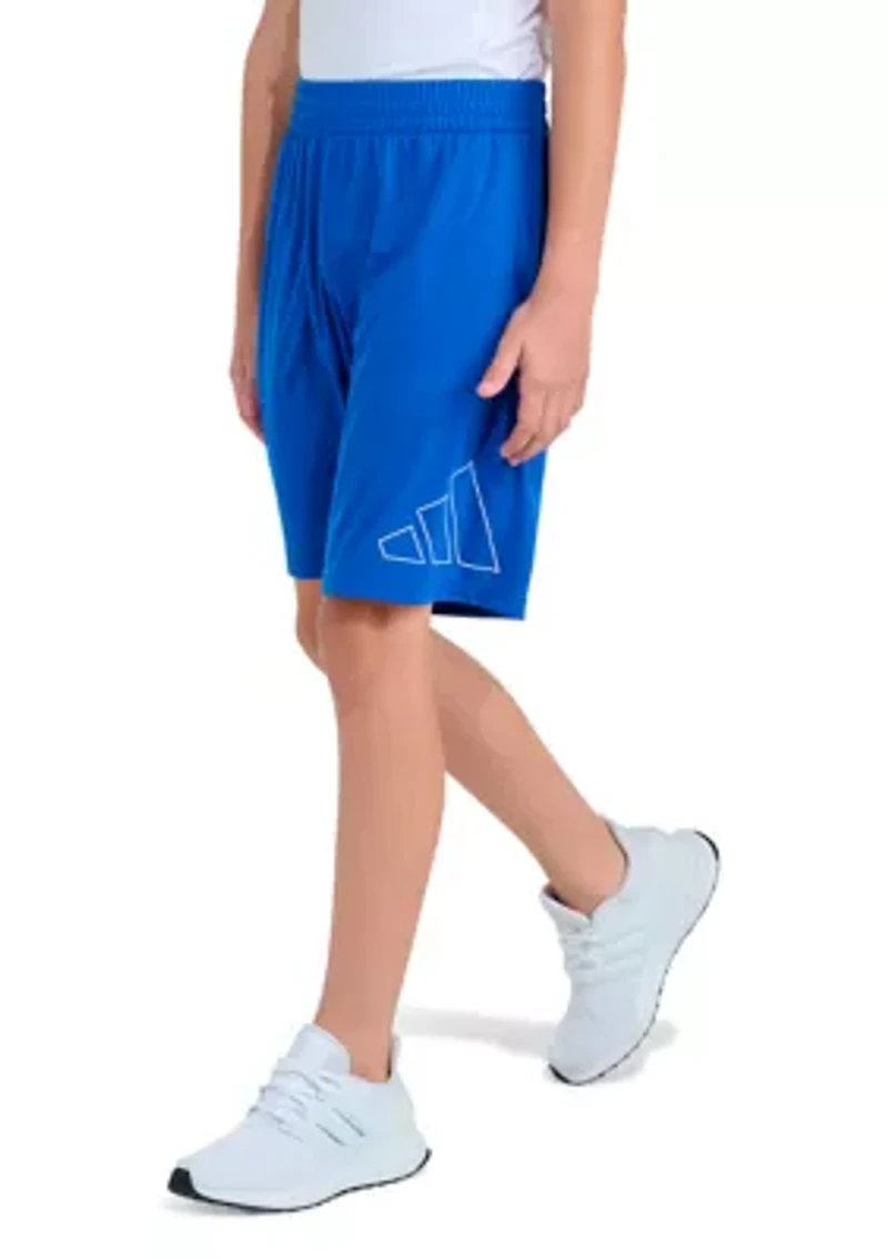 Boys 8-20 Elastic Waistband Essentials Big Logo Shorts
