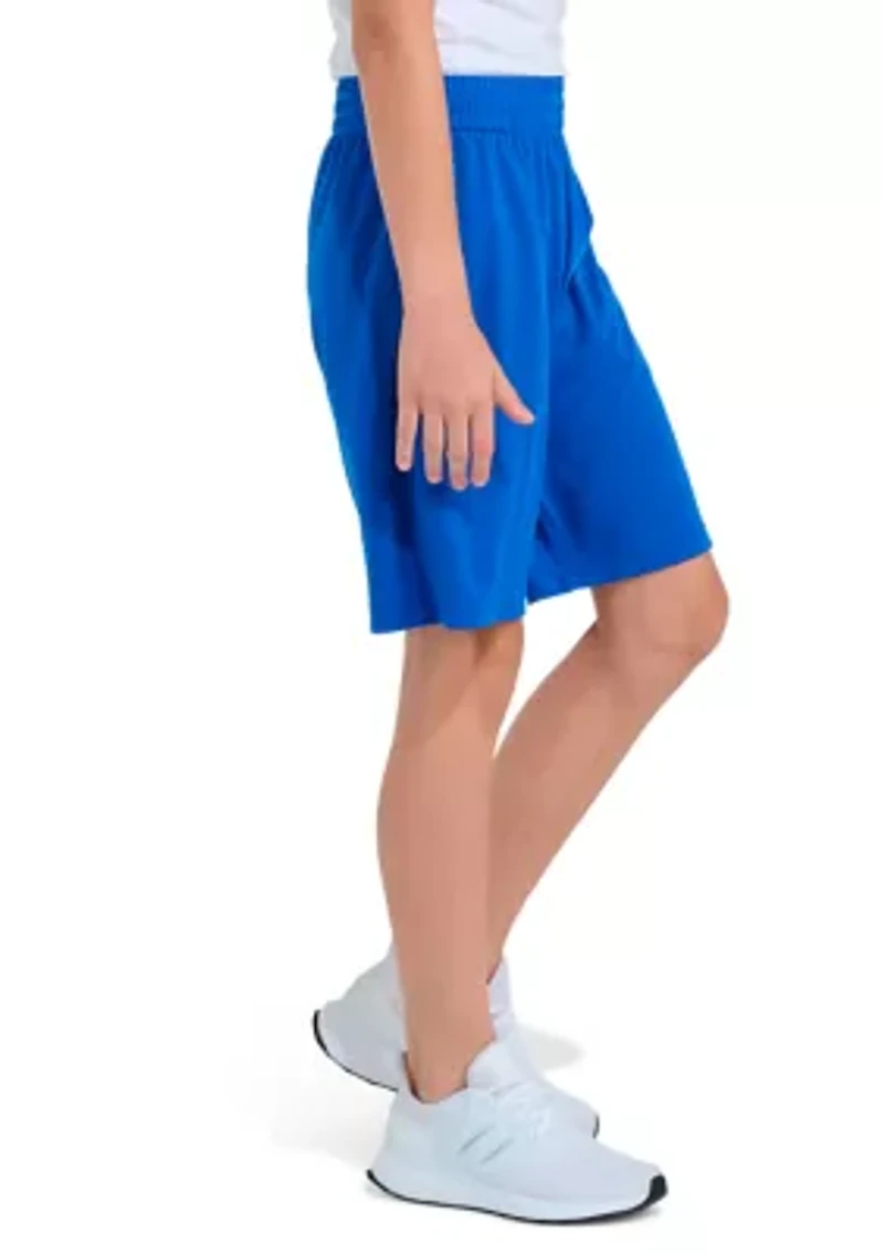 Boys 8-20 Elastic Waistband Essentials Big Logo Shorts