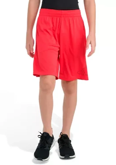 Boys 8-20 Elastic Waistband Essentials Big Logo Shorts