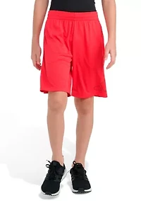 Boys 8-20 Elastic Waistband Essentials Big Logo Shorts