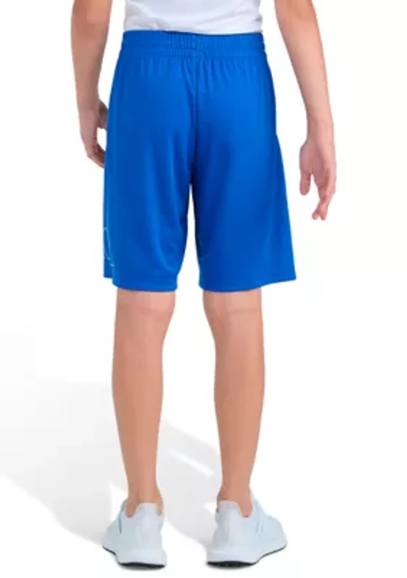 Boys 8-20 Elastic Waistband Essentials Big Logo Shorts