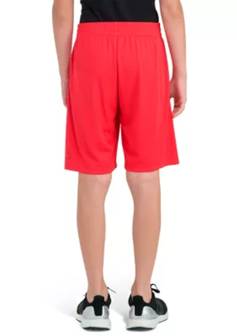 Boys 8-20 Elastic Waistband Essentials Big Logo Shorts