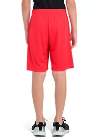 Boys 8-20 Elastic Waistband Essentials Big Logo Shorts