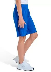 Boys 8-20 Elastic Waistband Essentials Big Logo Shorts