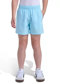 Boys 8-20 Elastic Waistband Essentials Small Logo Woven Shorts