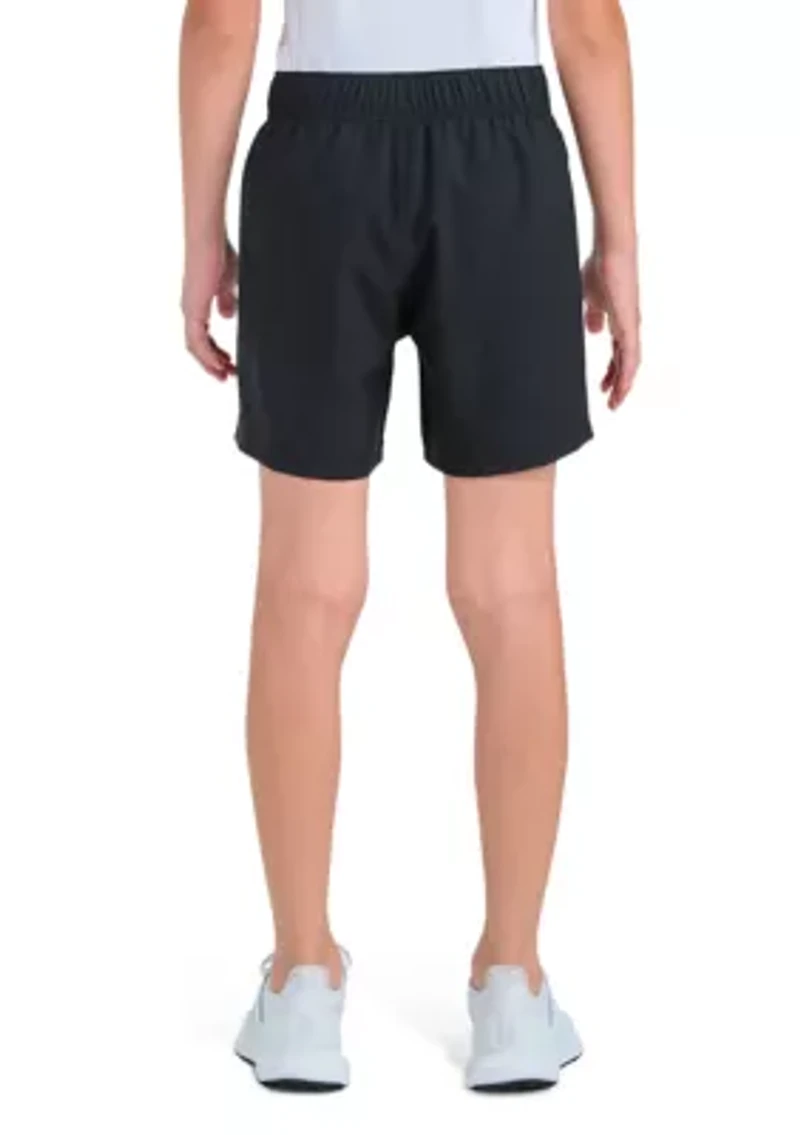 Boys 8-20 Elastic Waistband Essentials Small Logo Woven Shorts