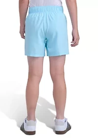 Boys 8-20 Elastic Waistband Essentials Small Logo Woven Shorts