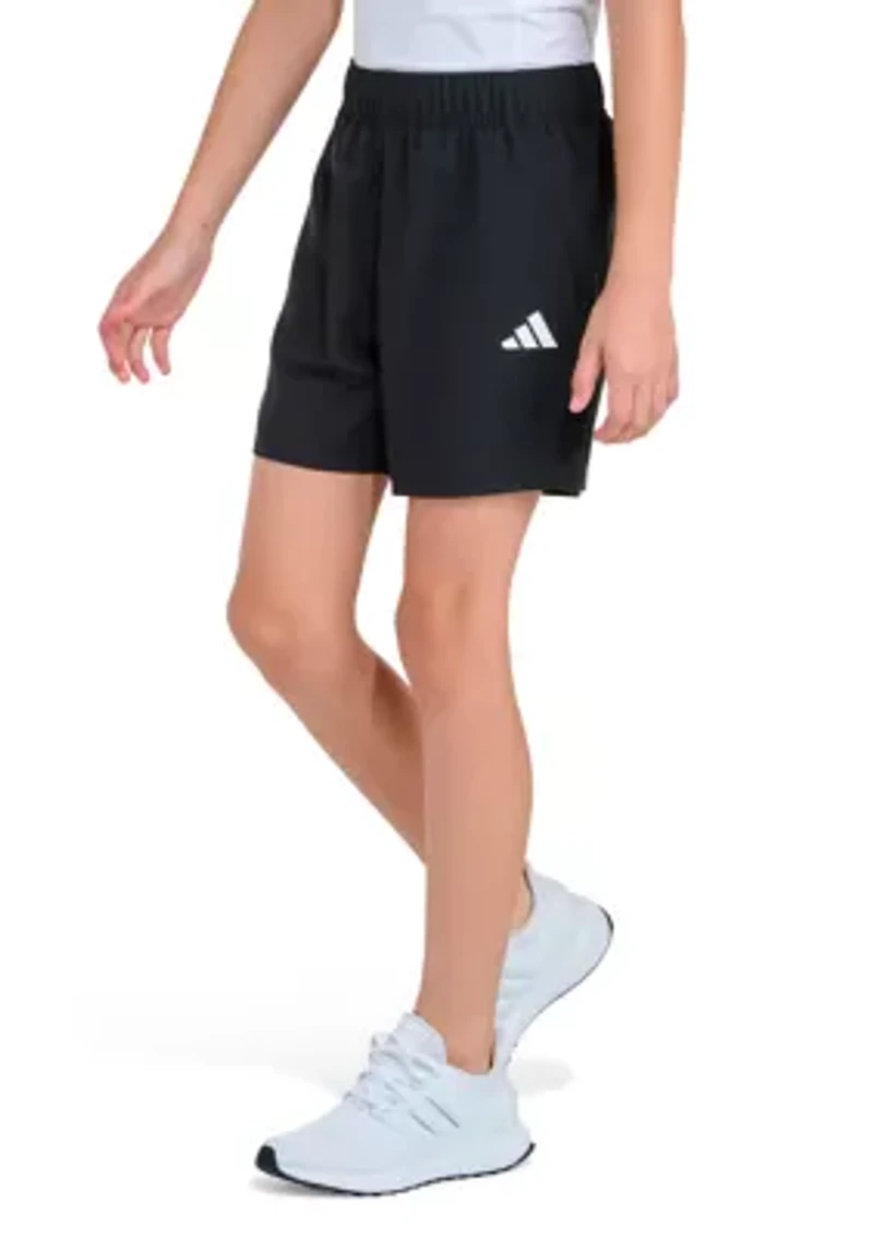Boys 8-20 Elastic Waistband Essentials Small Logo Woven Shorts