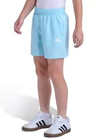 Boys 8-20 Elastic Waistband Essentials Small Logo Woven Shorts