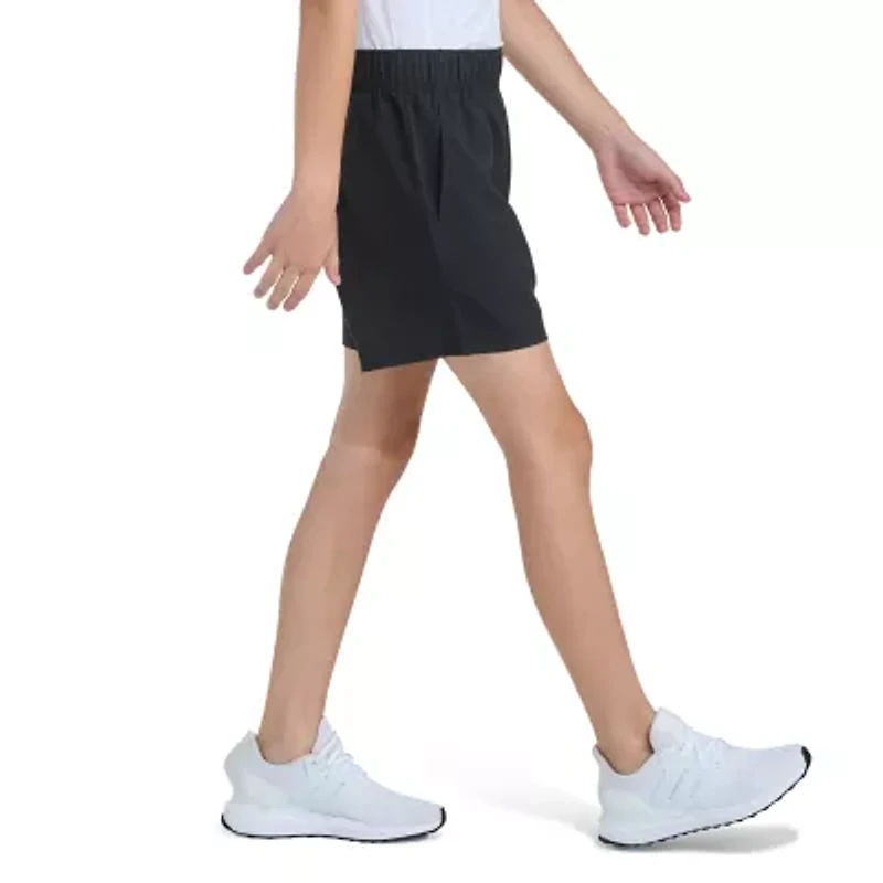 Boys 8-20 Elastic Waistband Essentials Small Logo Woven Shorts