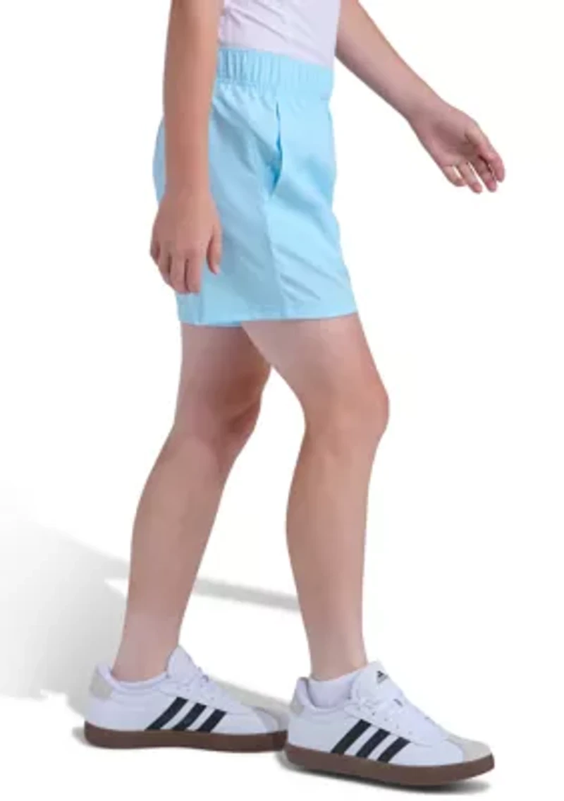 Boys 8-20 Elastic Waistband Essentials Small Logo Woven Shorts