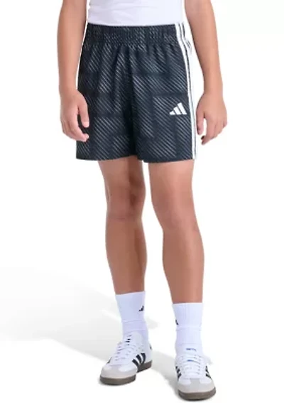 Boys 8-20 Elastic Waistband World Soccer Short