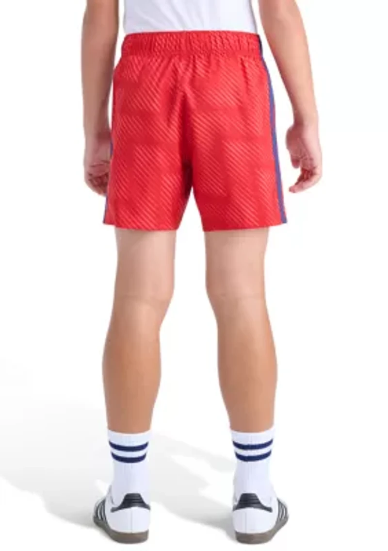 Boys 8-20 Elastic Waistband World Soccer Short