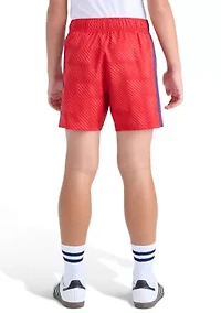 Boys 8-20 Elastic Waistband World Soccer Short