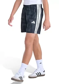 Boys 8-20 Elastic Waistband World Soccer Short