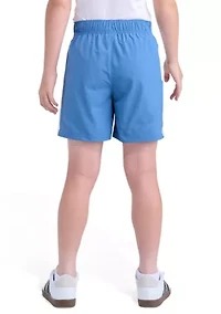 Boys 8-20 Elastic Waistband Woven Cell Phone Pocket Shorts