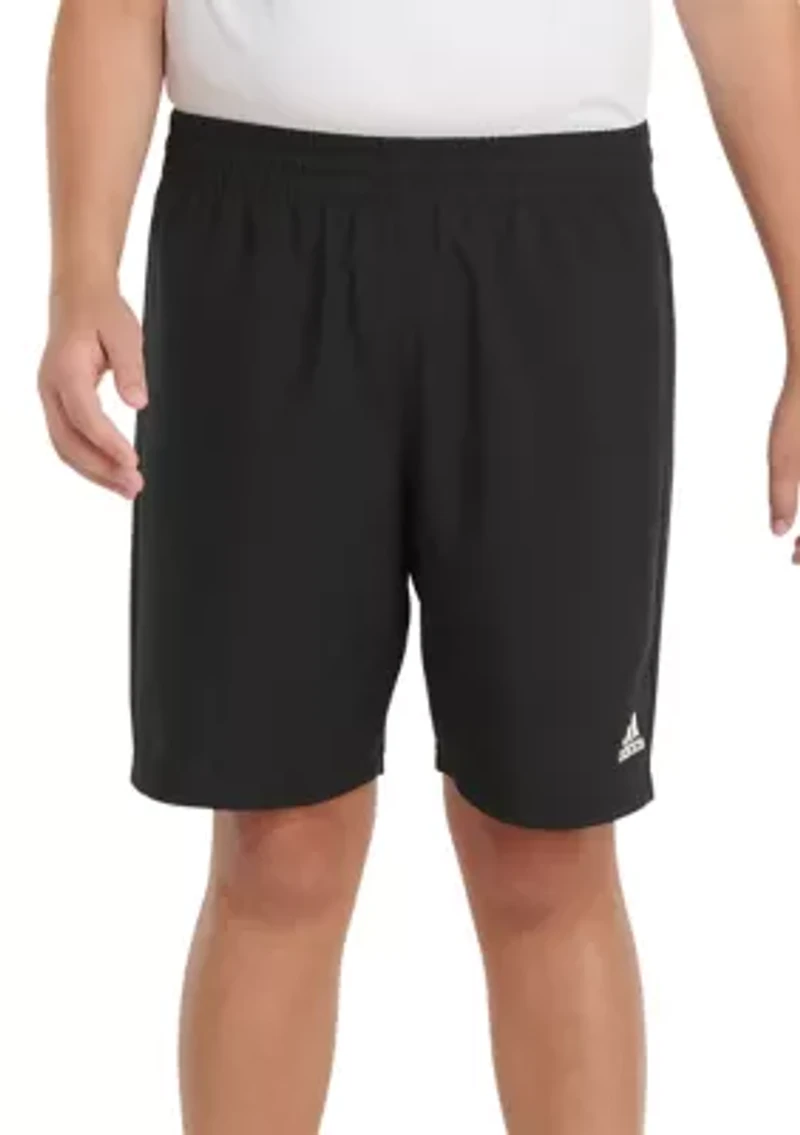 Boys 8-20 Elastic Waistband Sportwear Logo Shorts - Extended Sizing