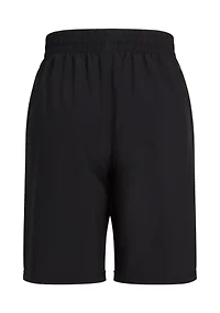 Boys 8-20 Elastic Waistband Sportwear Logo Shorts