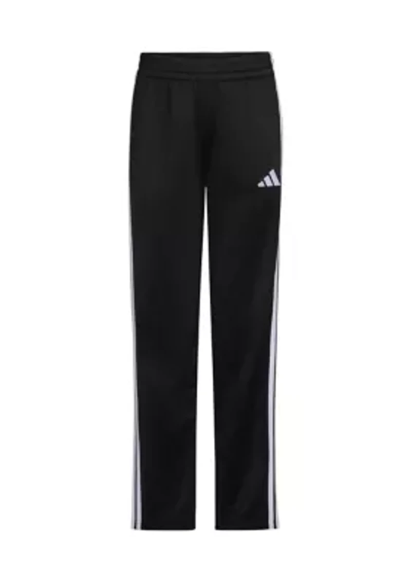 Boys 8-20 Elastic Waistband Essential 3-Stripe Straight Leg Pants
