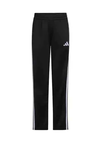Boys 8-20 Elastic Waistband Essential 3-Stripe Straight Leg Pants