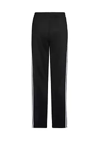 Boys 8-20 Elastic Waistband Essential 3-Stripe Straight Leg Pants