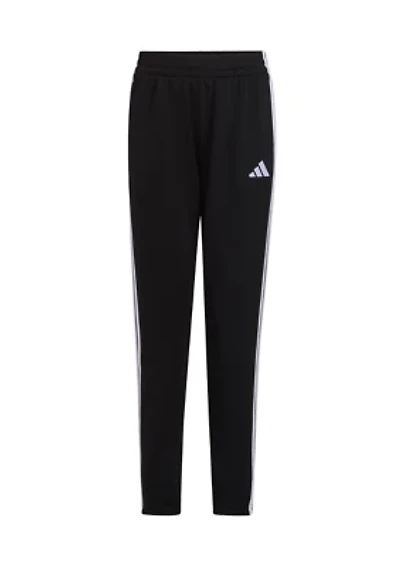 Boys 8-20 Elastic Waistband Essential 3-Stripe Tapered Pants