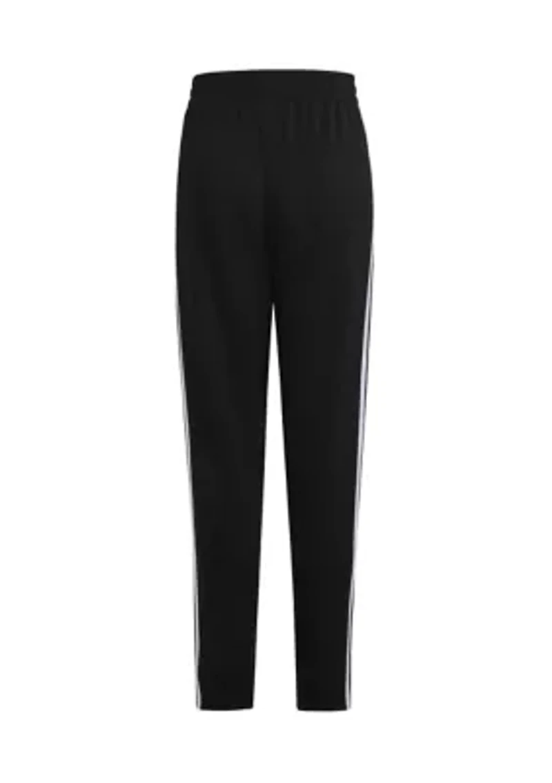 Boys 8-20 Elastic Waistband Essential 3-Stripe Tapered Pants